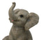 Wildlife African Savanna Elephant Young Calf with Trunk Up Figurine 5"