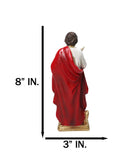 Christian Apostle Disciple of Jesus Saint Luke The Evangelist W/ Ox Figurine 8"