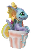 Ruth Thompson Artisan Iced Tea With Martha Drake Wyrmling Dragon In Cup Figurine