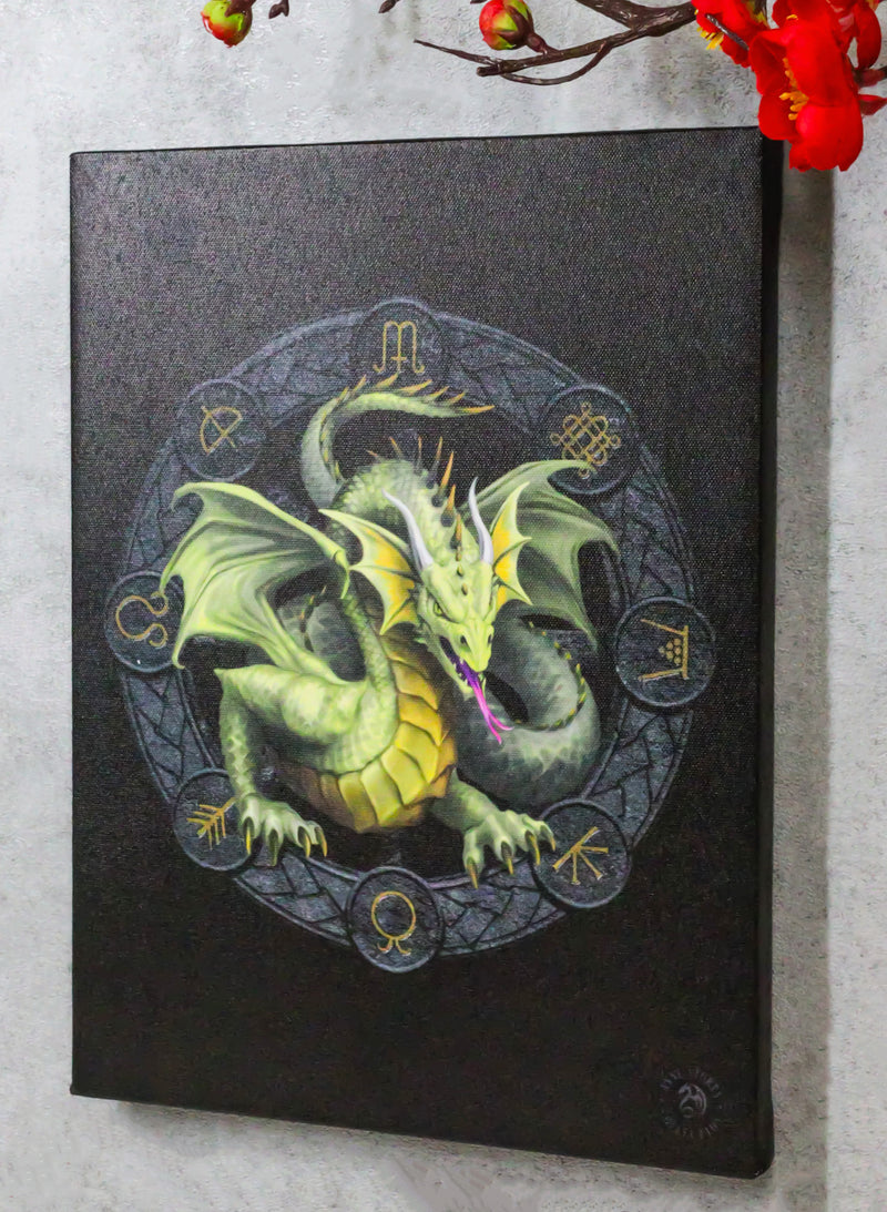 Anne Stokes Mabon Drake Sabbats Wheel of The Year Dragon Canvas Wall Decor