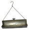 Rustic Farmhouse Distressed Metal Tree Log Hanging Wall Planter 19"L With Chain