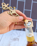 Set Of 2 Vintage Brass Metal Nautical Roped Ship Anchor Beer Bottle Hand Opener