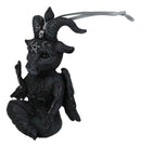 Cultic Fiends Winged Baphomet Sabbatic Goat Triple Moon Pentagram Tree Ornament