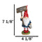 Whimsical Garden Mr Gnome With Hammer and Mushroom Farm Plank Sign Figurine