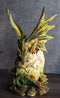 Forest Ent Greenman Dendritic Dragon Hatchling Emerging From Egg Shell Figurine