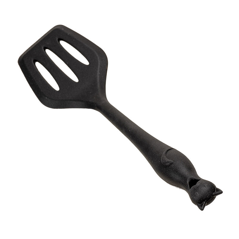 Wicca Gothic Witch Feline Cat Silicone Cooking Baking Chef Kitchen Spatula