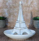 Pretty France Paris Eiffel Tower Decorative Ceramic Jewelry And Ring Holder Dish