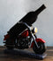Ebros Gift Vintage Red Road Hog Chopper Motorbike Wine Holder Figurine 13.25" Long