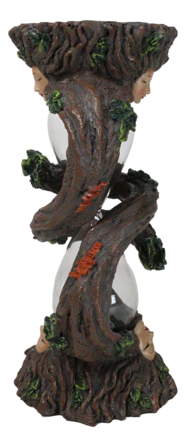 Forest Spirit Tree Lady Greenwoman Ent Gaia Spiraling Branch Sandtimer Figurine