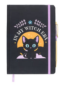 In My Witch Era Black Cat Mystical Spell Notebook Journal Lined Page A5 200 Pgs