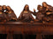 Leonardo Da Vinci The Last Supper Jesus And Disciples Faux Wooden Figurine 14"L