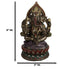 Ebros 8" Tall Hindu Elephant God Ganesha Sitting On Giant Lotus Throne Figurine