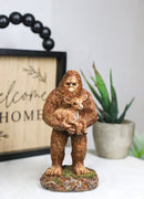 Sasquatch Bigfoot Holding Baby Deer Woodland Cryptid Forest Figurine
