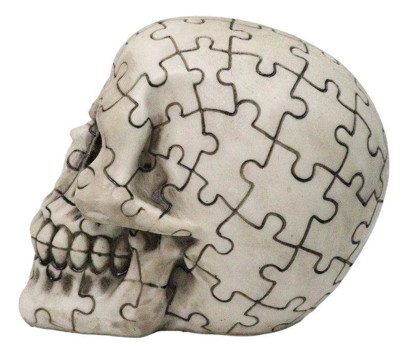 Ossuary Macabre Gothic Jointed Jigsaw Puzzle Cranium Skull Figurine 6"L