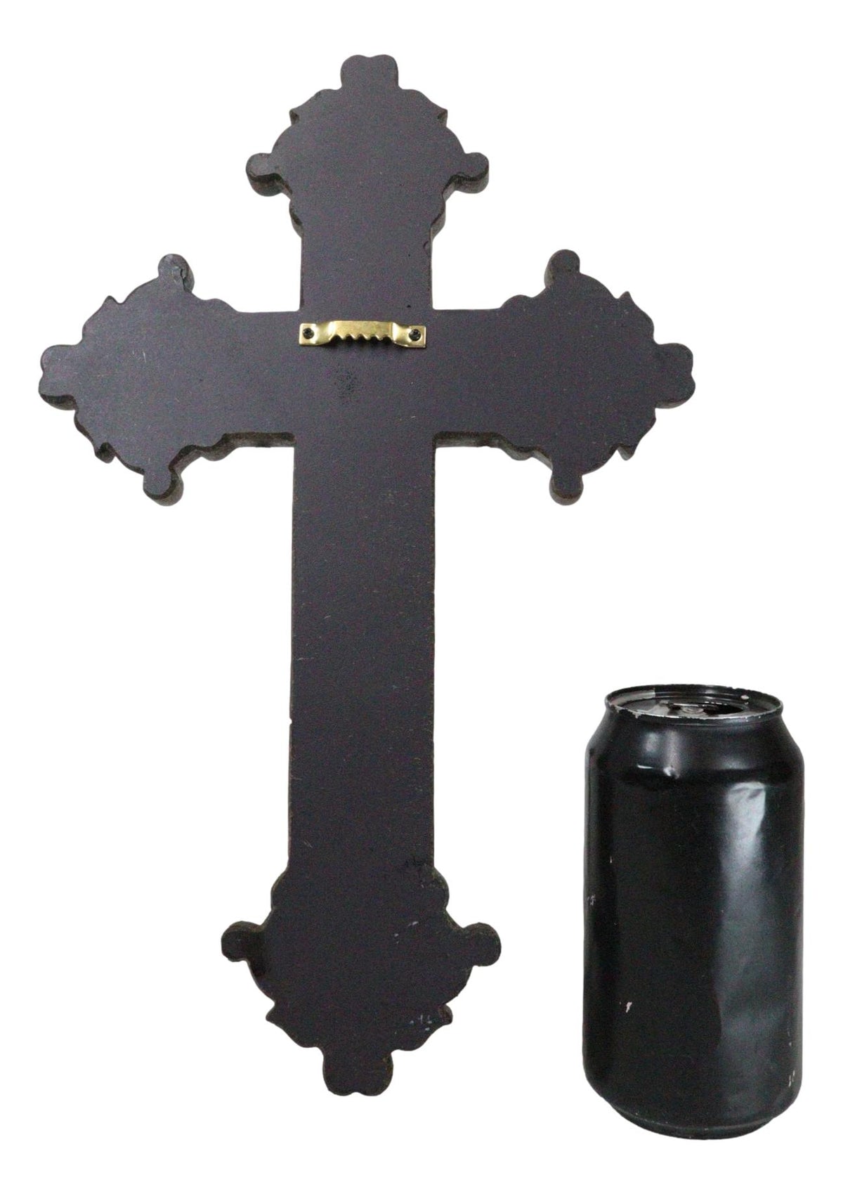 Rustic Western Mayan Aztec Ancient Symbols With Angel Wings Wall Cross Decor - Ebros Gift