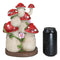 LED Light Up Enchanted Fairy Garden Toadstool Mushrooms Cottage House Figurine