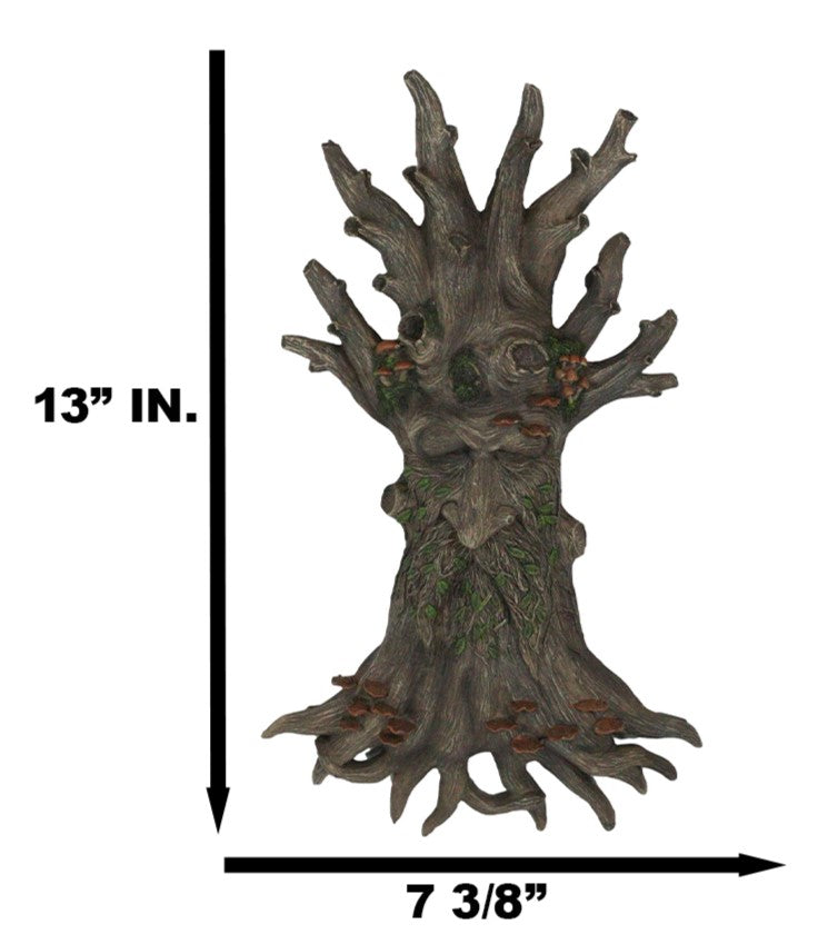 Wiccan Celtic Tree Ent Greenman Tree Man With Bracket Fungi Wall Decor Plaque