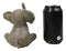 Wildlife African Savanna Elephant Young Calf with Trunk Up Figurine 5"