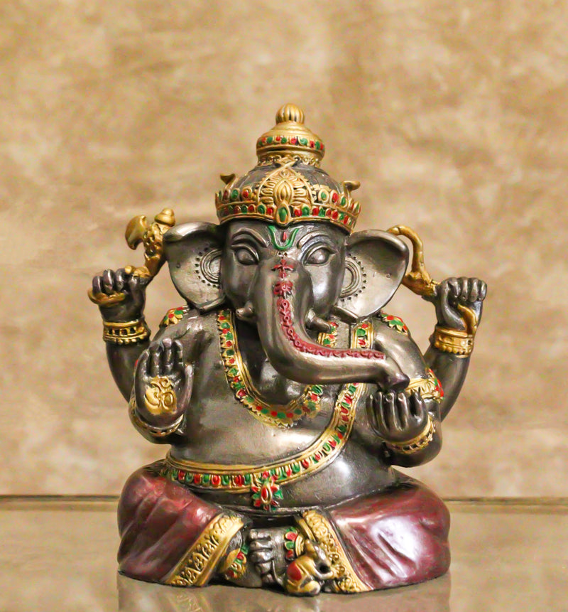 Ebros Eastern Enlightenment Hindu God Ganesha Figurine Ganesh Hinduism Statue