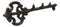 Rustic Cast Iron Dragon Claws Dungeon Key Triple Peg Wall Hook Sculpture 12"