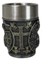 Pack of 4 Medieval Templar Crusader Knight Of The Cross Shooter Shot Glasses