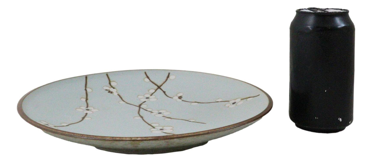 Pack Of 4 Made In Japan Soushun Sakura Round Porcelain Buffet Lunch Plates 10"D