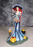Amy Brown Halloween Pumpkins Ritual Poison Apple Witch Fantasy Magic Figurine