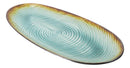 Green Midori Kannyu Collection Ceramic Oblong Shape 16" Long Serving Platter