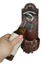 Western Cowboy Country Rustic Horse Saddle With Cow Skull Wall Bottle Opener
