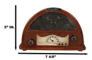 Novelty Vintage Retro Arc Shaped Radio Player Money Coin Savings Piggy Bank