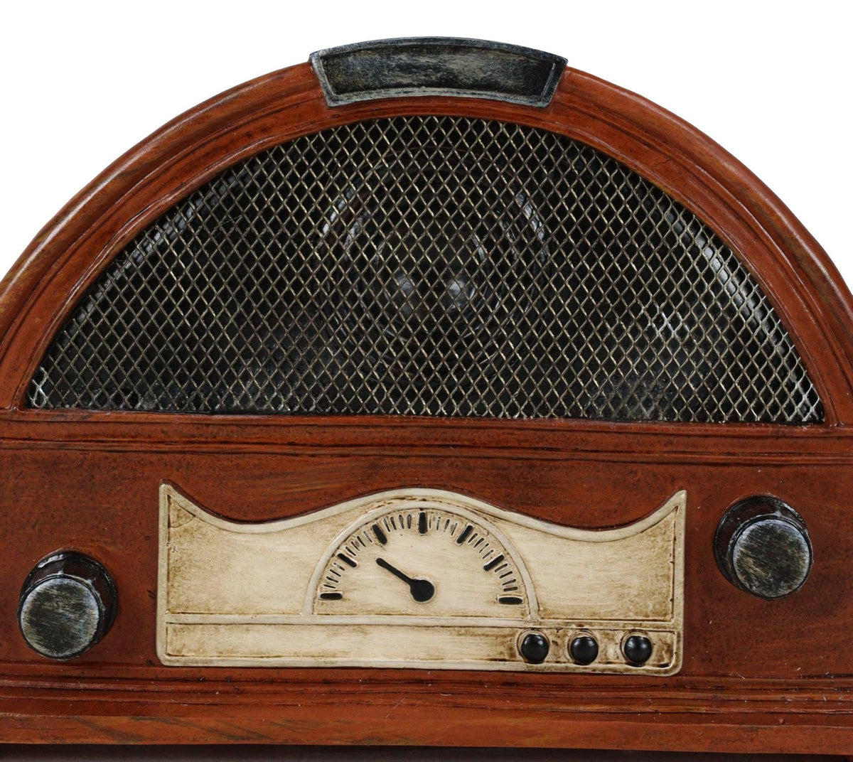 Novelty Vintage Retro Arc Shaped Radio Player Money Coin Savings Piggy Bank