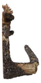 Rustic Western Elk Moose Hanging On Tree Branch Wall Hand Towel Holder Bar