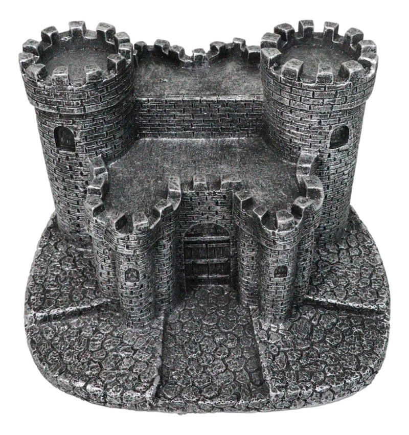 Gothic Medieval Windsor Stonewall Castle Fortress Miniature Display Stand 5"H