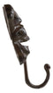 Set of 2 Macabre Halloween Pirate Ghastly Skull Skeleton Crossed Bones Wall Hook