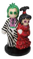 Gothic Dead Beetlejuice And Lydia Romance Halloween Pinheads Monster Figurine
