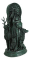 Greek Goddess Gaia Pregnant With Earth Accompanied By Animals Figurine