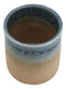Pack Of 6 Porcelain Ao Nagashi Blue River Reactive Glaze Yunomi Tea Cups 9oz