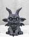 Gothic Agamon Bulldog Horned Gargoyle Figurine 5" H Mythical Fantasy Talisman