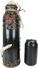 Evil Eye LED Light Decorative Potion Bottle with Skeleton Hands and Scrollwork