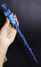 Blue Water Ocean Wave Drake Elemental Dragon Fantasy Cosplay Magic Wand 14" L