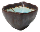 Pack Of 6 Blue Sky Aozora Kannyu Ceramic Leaf Shaped Sauce Condiment Dishes 2oz