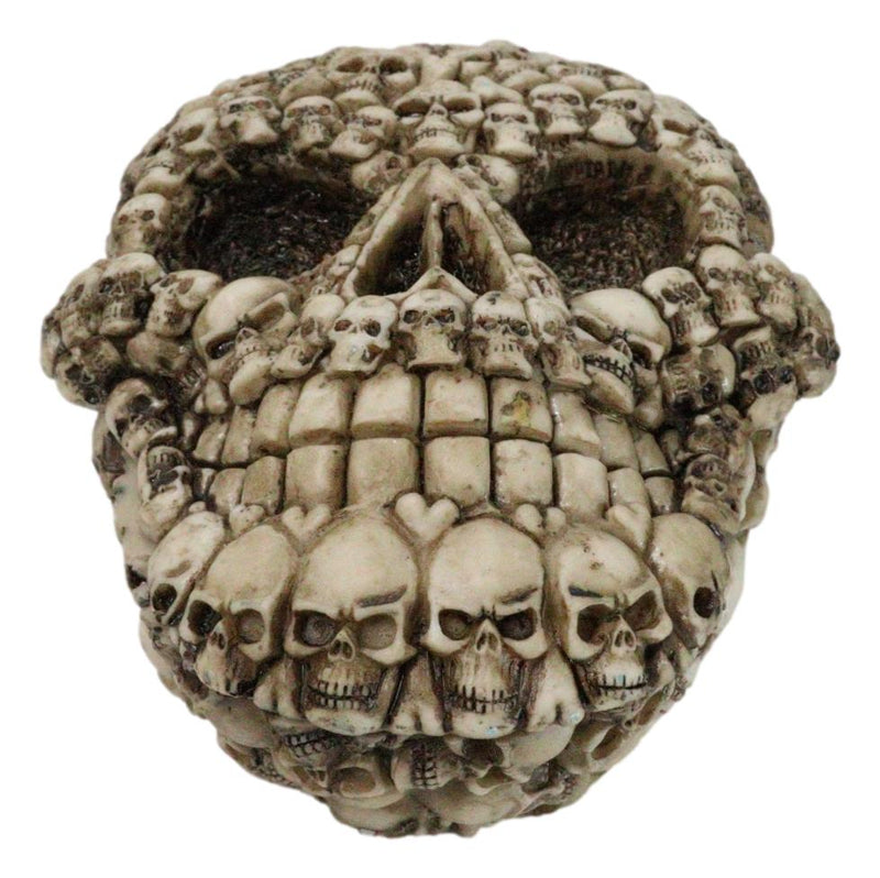 Ossuary Graveyard Skulls And Bones Ghoulish Skull Face Decorative Trinket Box