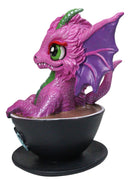Ruth Thompson Artisan Coffee with Andi Drake Wyrmling Dragon In Cup Figurine