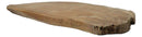 Bohemian Rustic Live Edge Irregular Shaped Teak Wood Charcuterie Cheeseboard - Ebros Gift