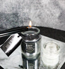 Set of 3 Wicca Halloween Ritual Black Opium Protection Spell Candle in Glass Jar