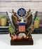 American Great Seal Bald Eagle Olive Branch Arrows Pluribus Unum Desktop Plaque