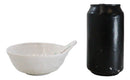 Pack Of 6 Yukino Hana Snowflakes Melamine Shallow Bowls With Handle 7oz