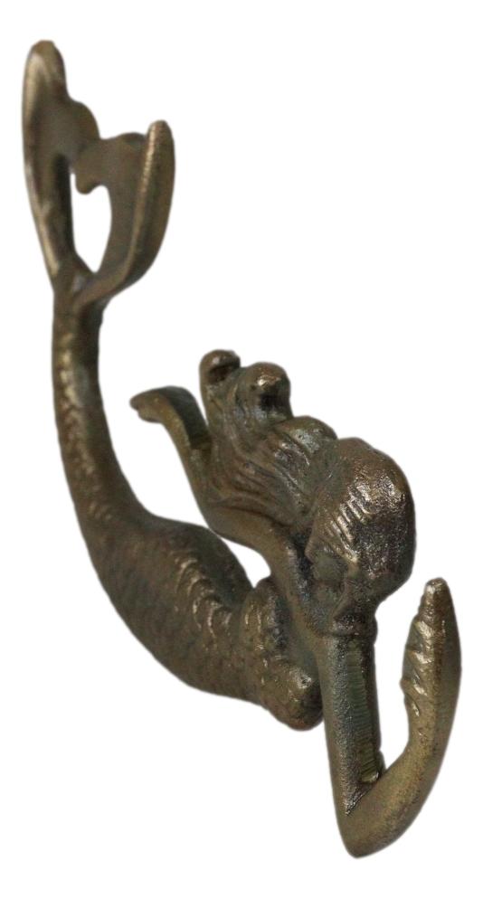 Rustic Cast Iron Metal Sea Coastal Siren Mermaid Hand Beer Bottle Cap Opener
