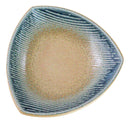 Set Of 5 Blue River Ao Nagashi Appetizer Salad Triangular Deep Serving Plates
