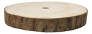 Pack Of 4 Unfinished Natural Wood Slices With Bark 8.25"D DIY Arts And Crafts